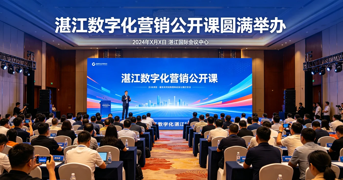 湛江数字化营销公开课圆满举办 - 华点科技